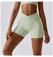 Load image into Gallery viewer, Yoga Shorts Hip Lifting
