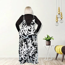 Load image into Gallery viewer, Black and White Jumpsuit

