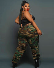 Load image into Gallery viewer, Street Camouflage Print Plus Size Pants
