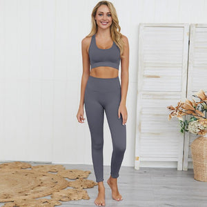 Airy Seamless Yoga Sets Workout 2 Pieces