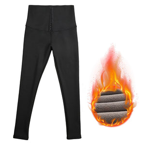 High Waist Slim Fit Belly Contracting And Close-fitting Sweatpants Fleece Hip Raise Fitness Pants