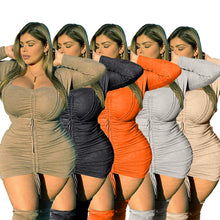 Load image into Gallery viewer, Sexy Hip Fitting Style Dress plus Size
